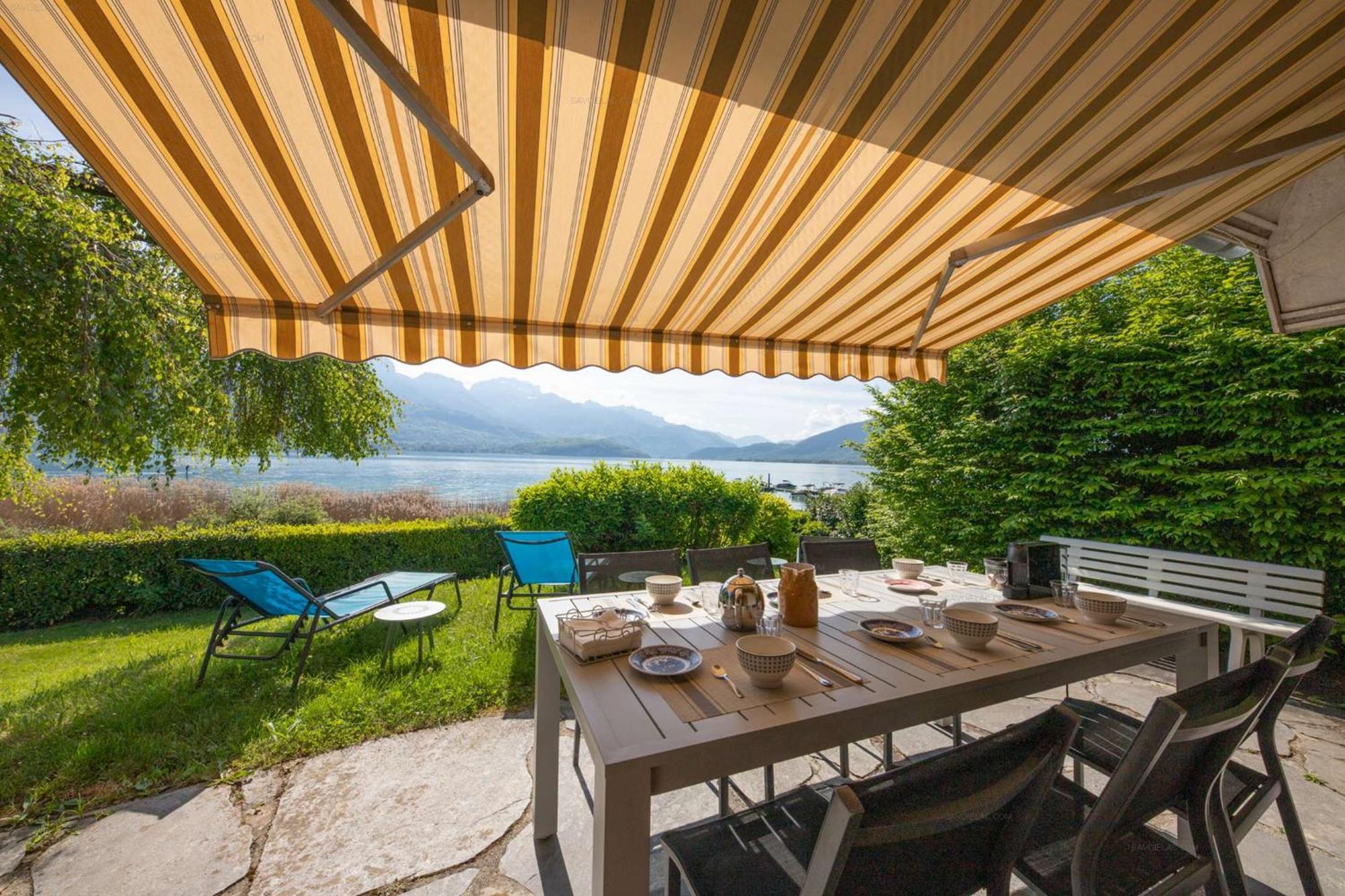 Savoielac - Lac D'Annecy - Sevrier - Bord De Lac : Villa Poisson Rouge Экстерьер фото
